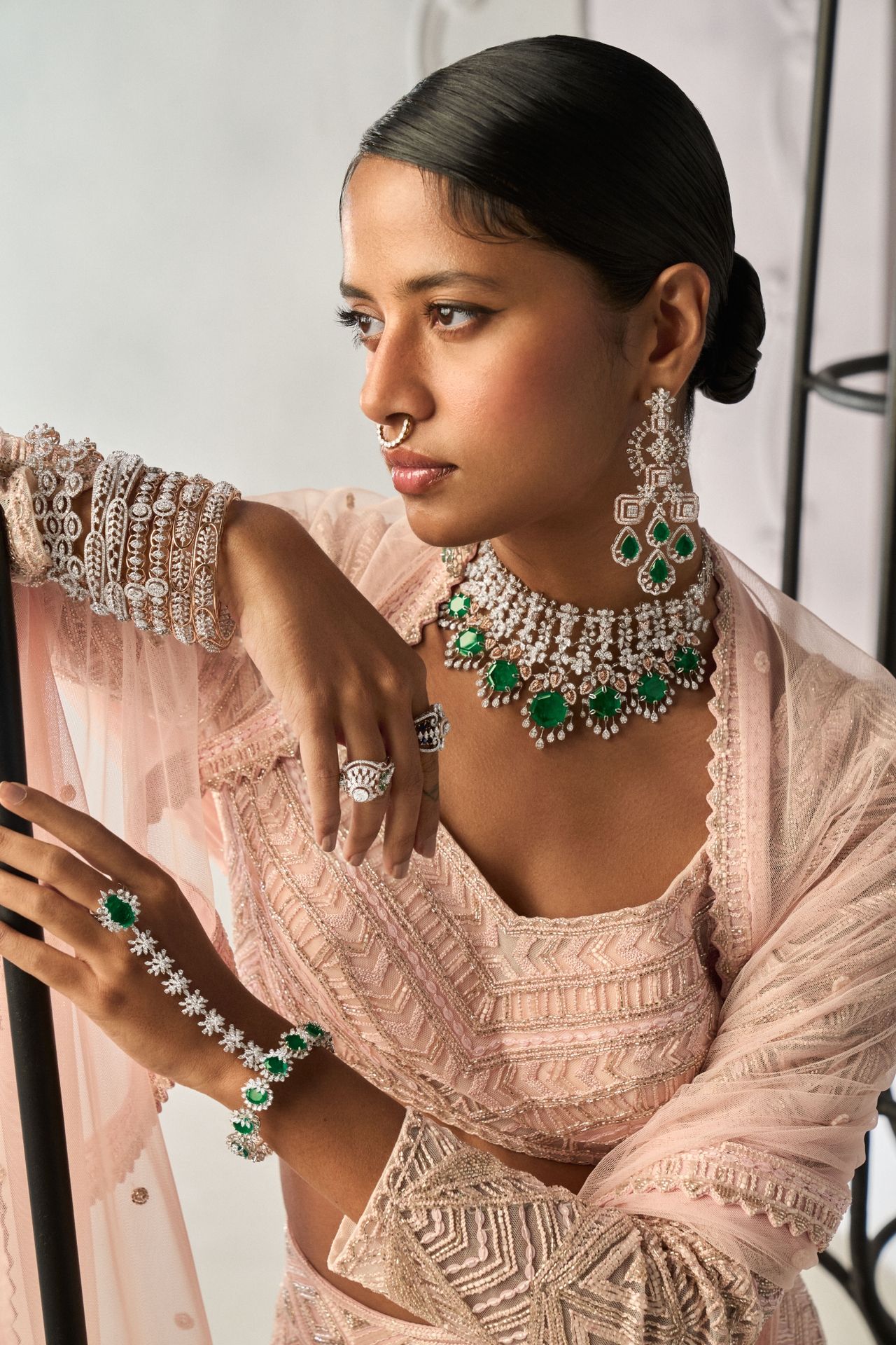 Intricate designs and sparkling gems come together in perfect harmony 