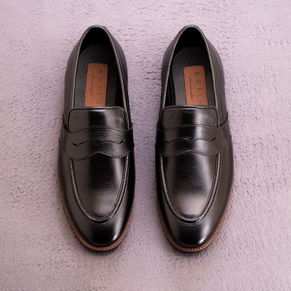 Black Penny Loafer Image