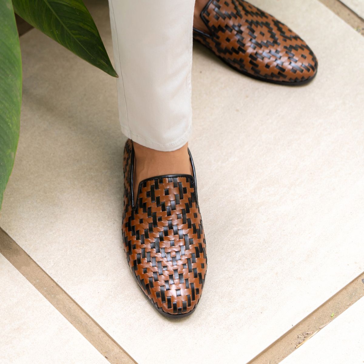 Bichrome Braided Loafer Image