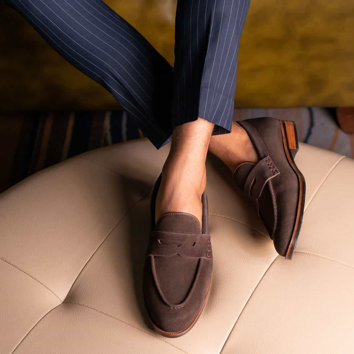 Suede Penny Loafer Image