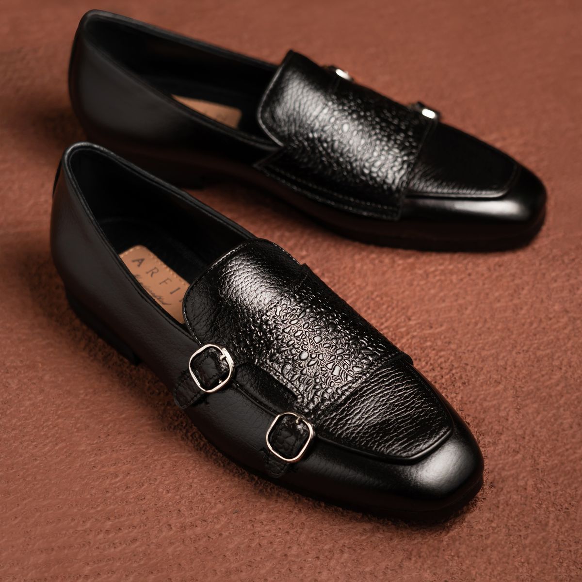 Double Monk Loafer with Stitches Image