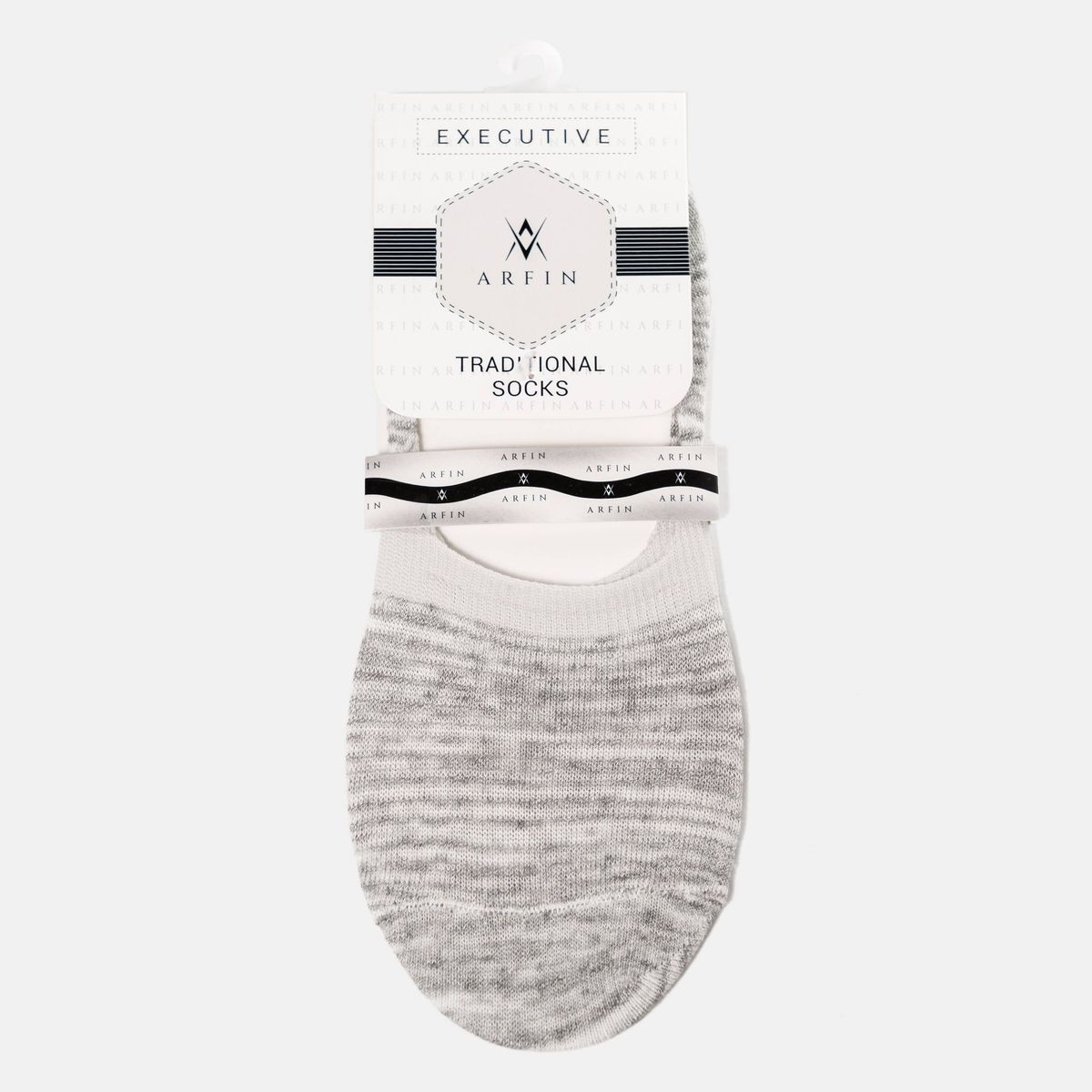 Paint Design Loafer Socks White Image