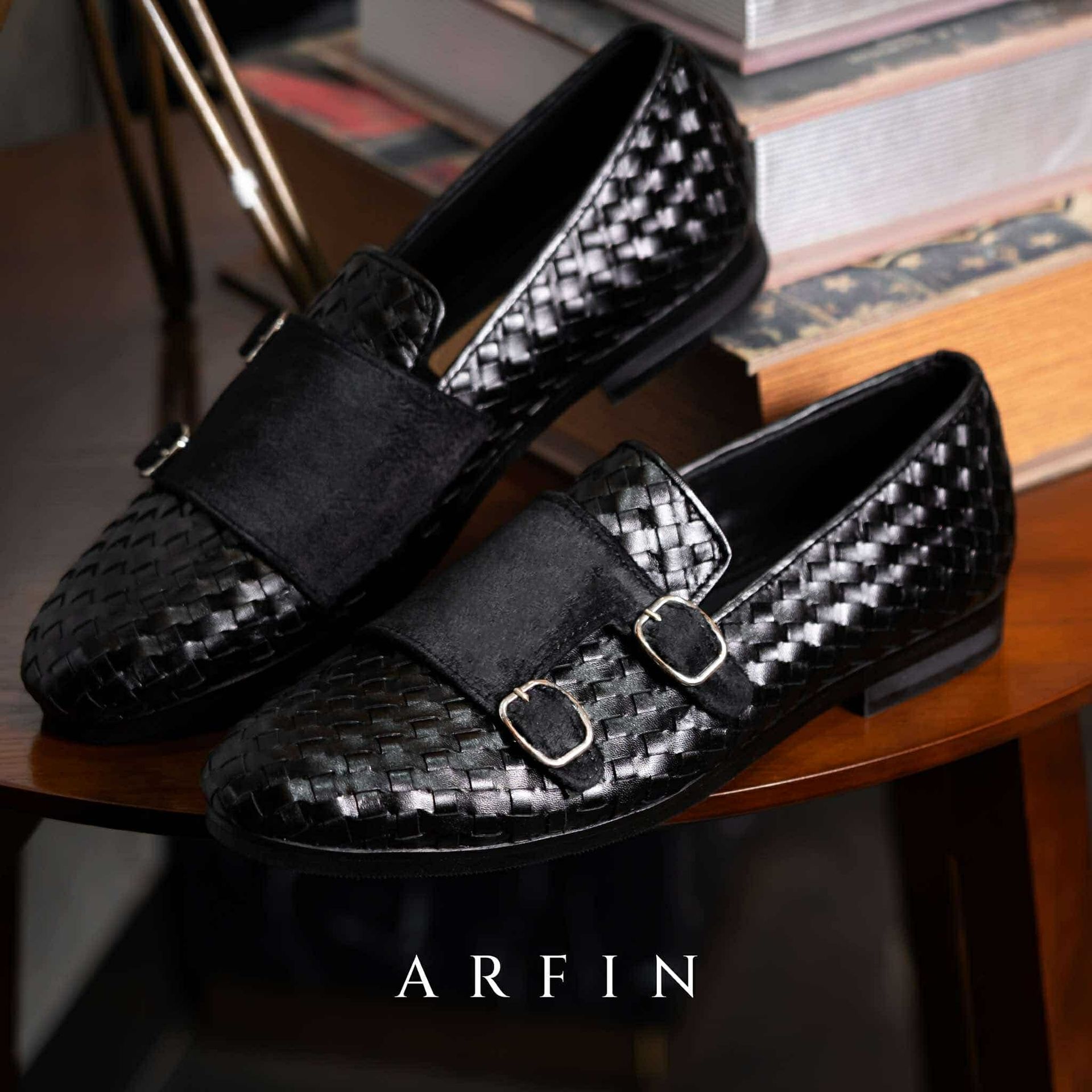 Velvet Weave Monarch Loafers Image