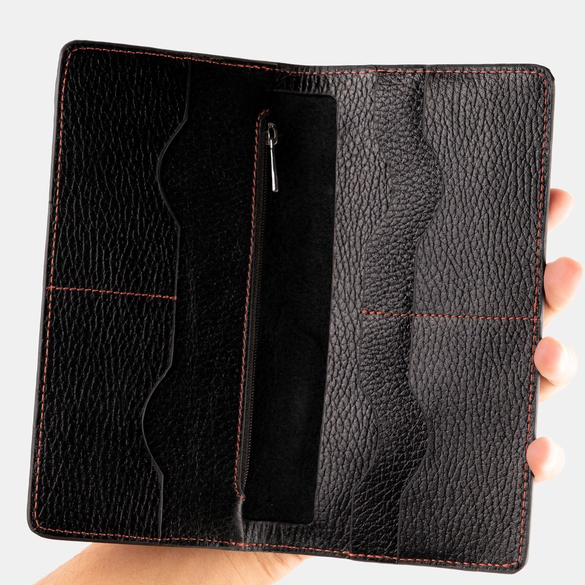 Black New Long Wallet Image