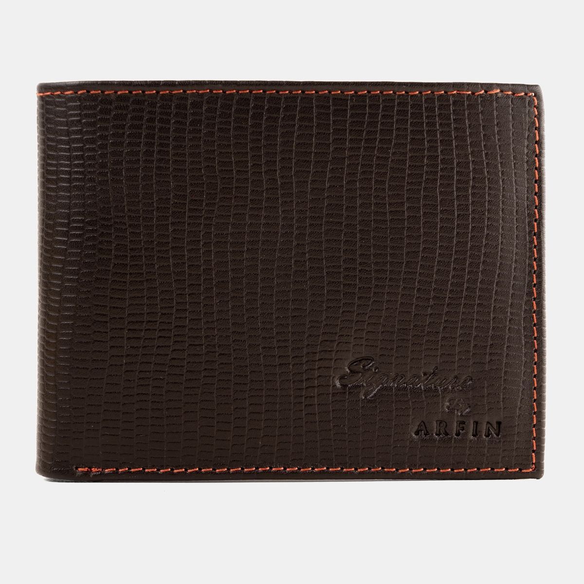 Basic Printed Brown Wallet