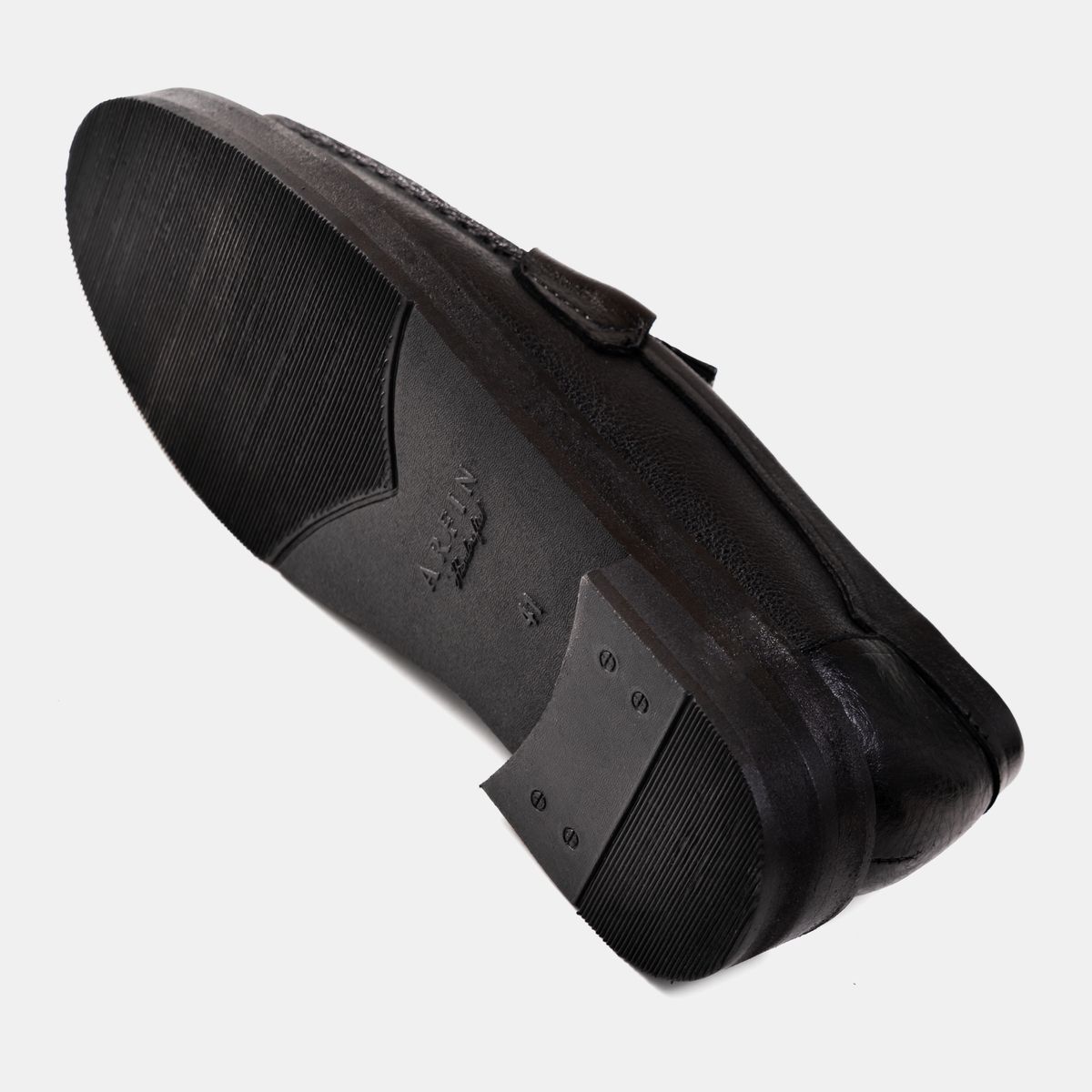 Elevated Croco Black Penny Loafer Image