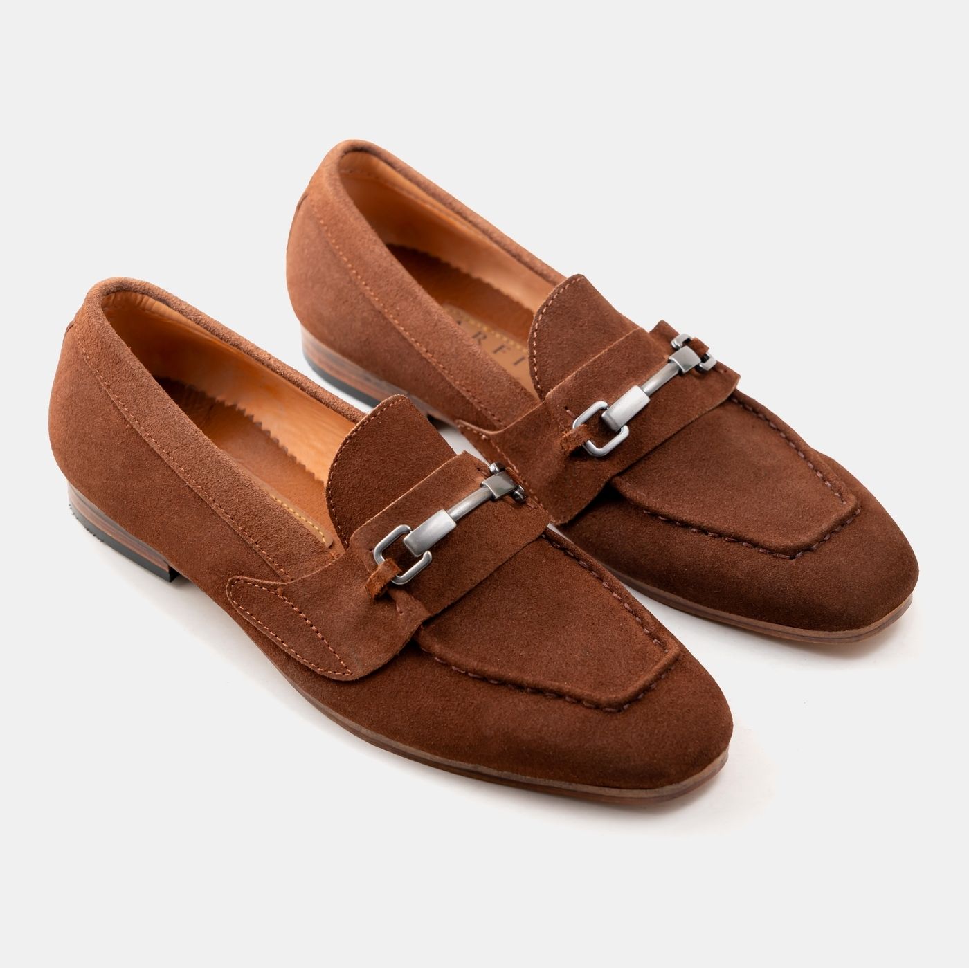 Suede Steel Bit Loafers