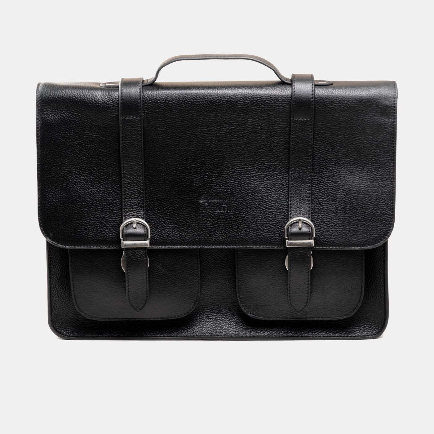 Antique Grain Black Executive Bag