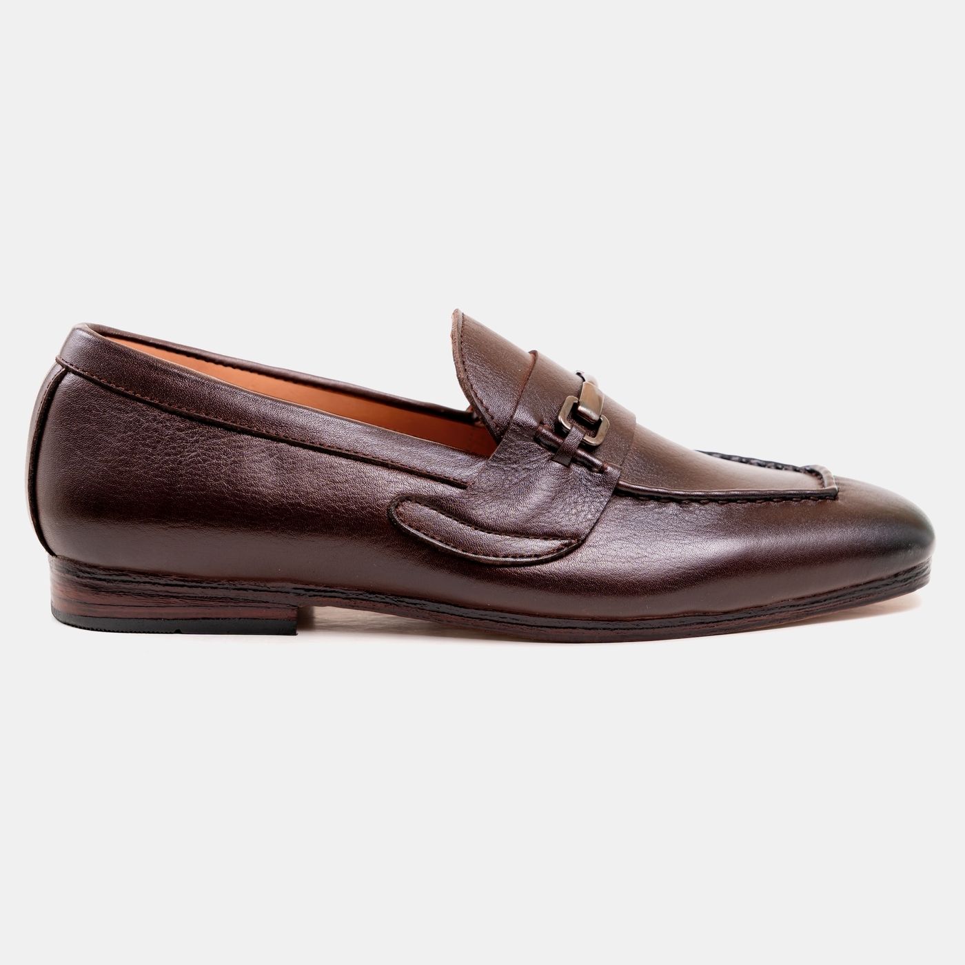 Cocoa Steel Horsebit Loafer