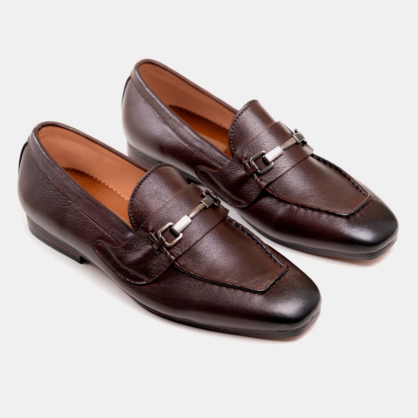 Cocoa Steel Horsebit Loafer