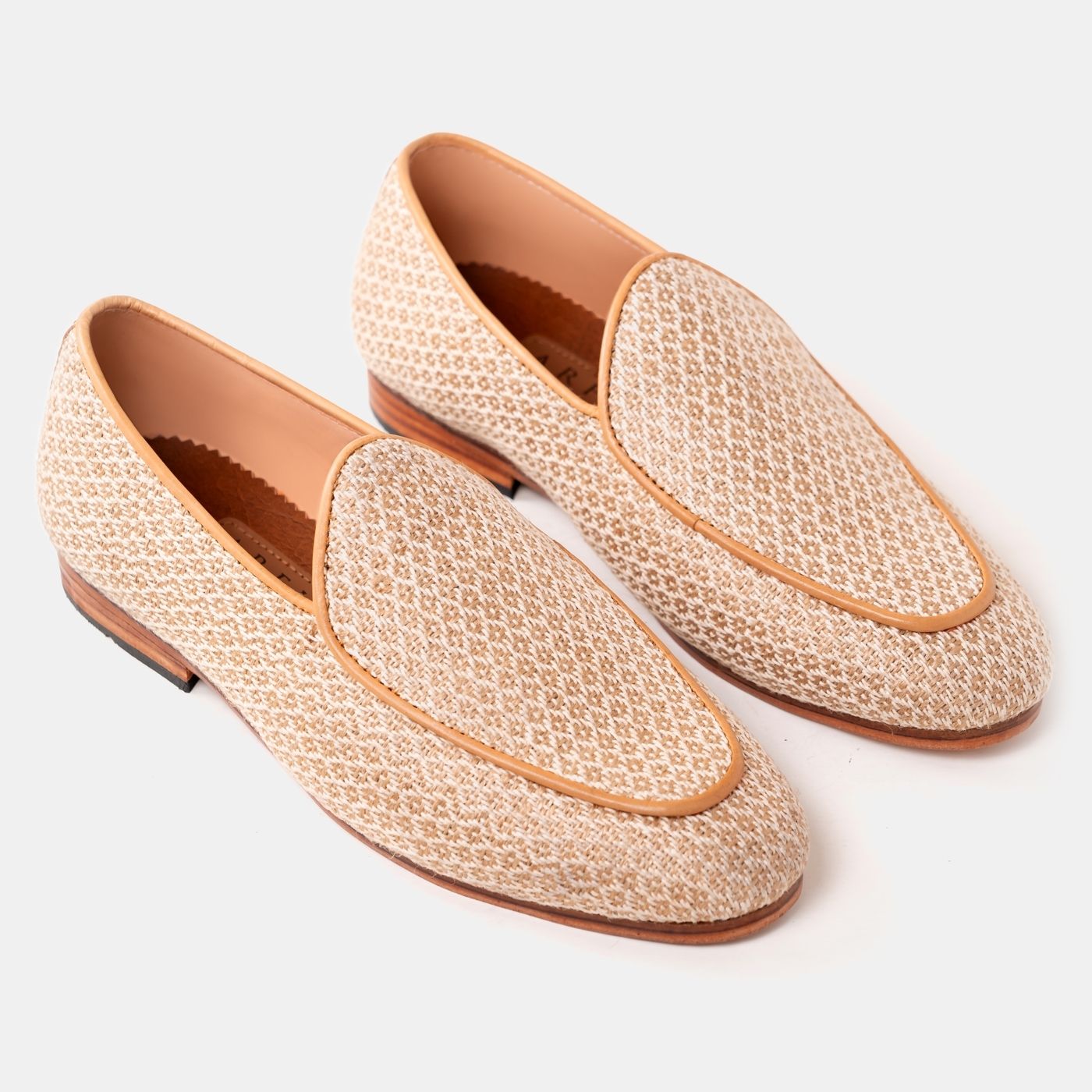 White Belgian Jute Loafer