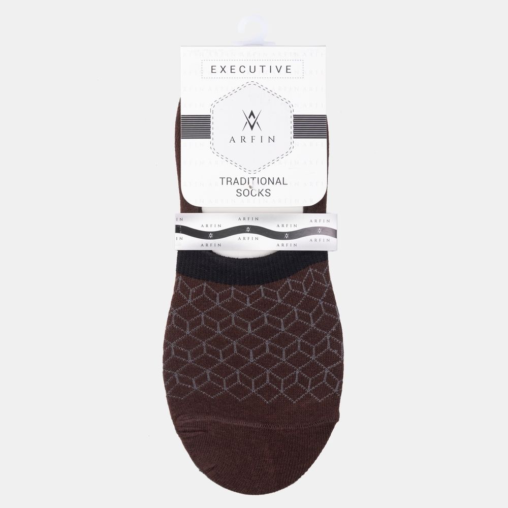 Cocoa Cubicle Shape Loafer Socks