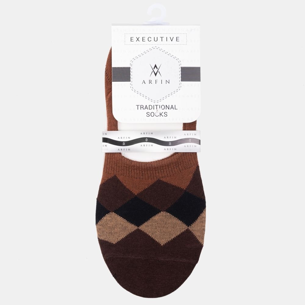 Brown Mixed Loafer Socks