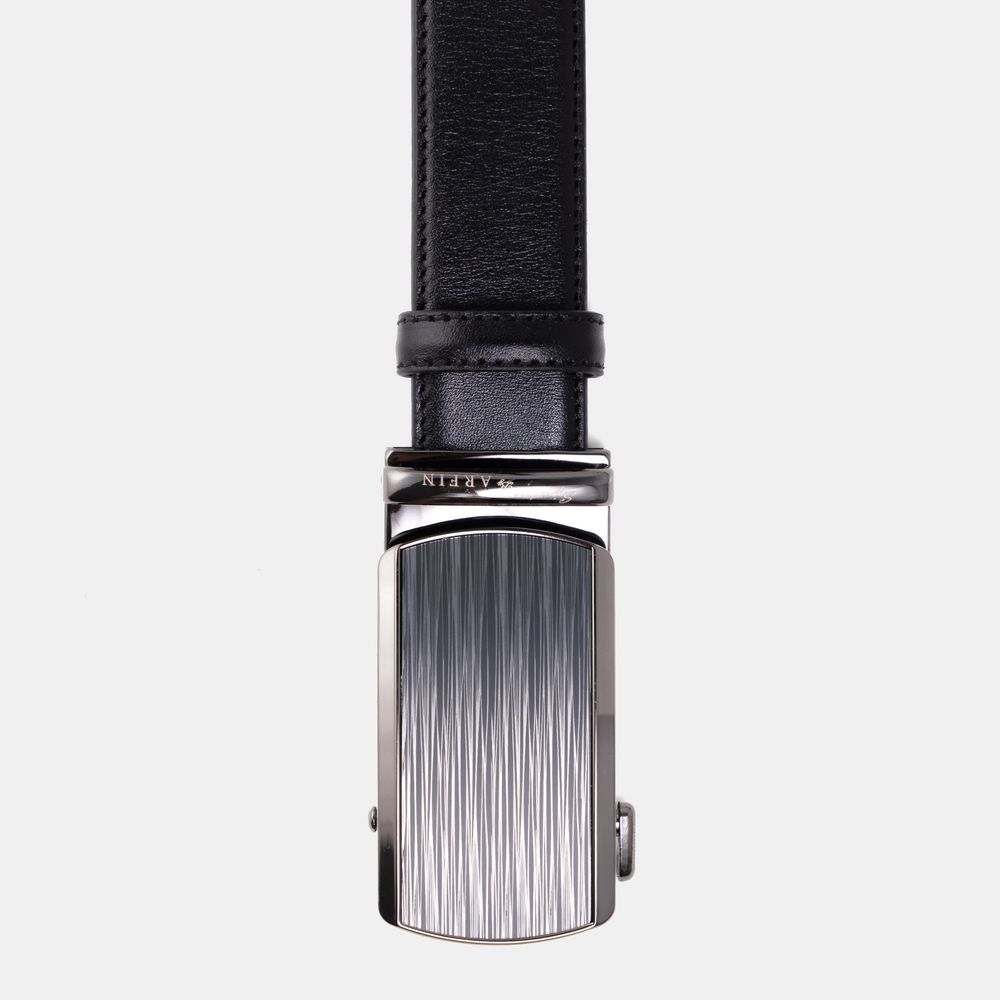  Black Casual Plain Gear Belt