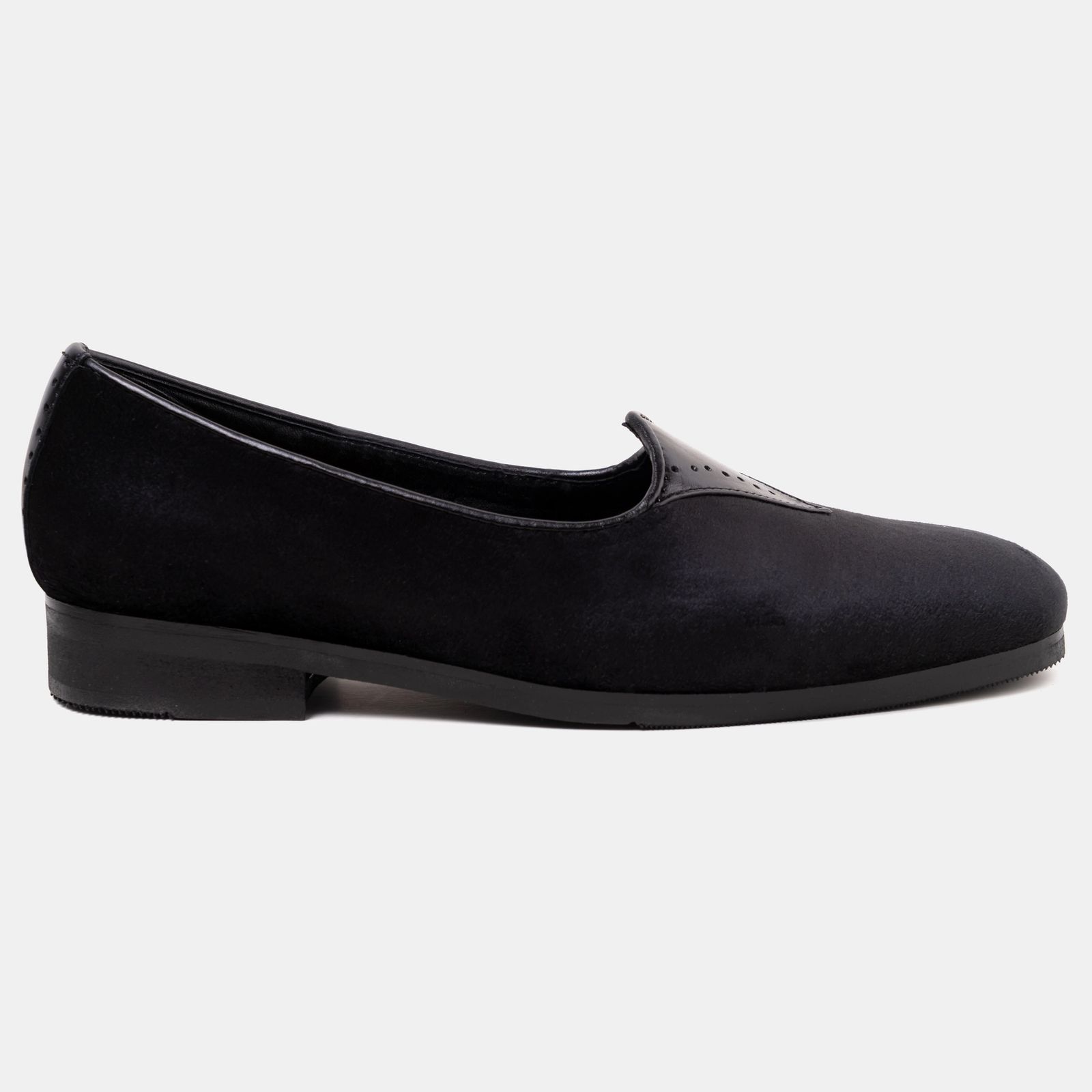 Small Leather mix Black Mojari