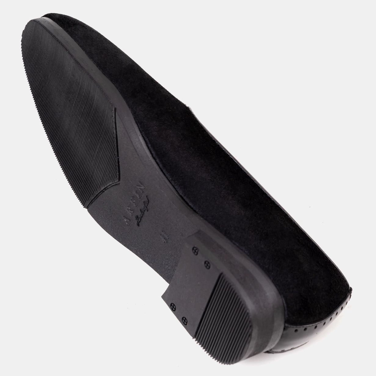 Small Leather mix Black Mojari Image