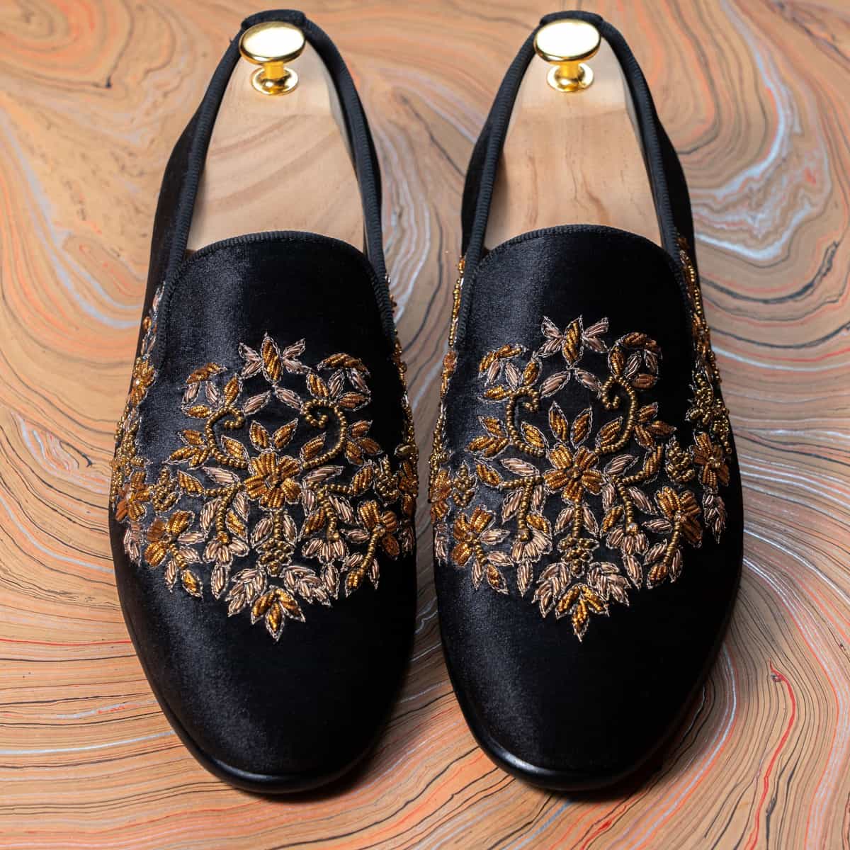 Floral Zardozi Slip-On Image