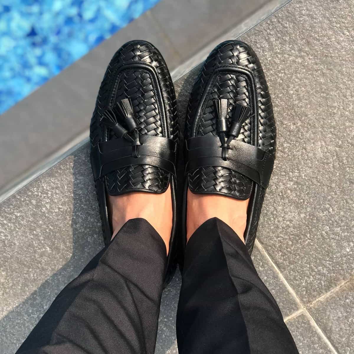 Tassel Loafer Braided with Hex Image
