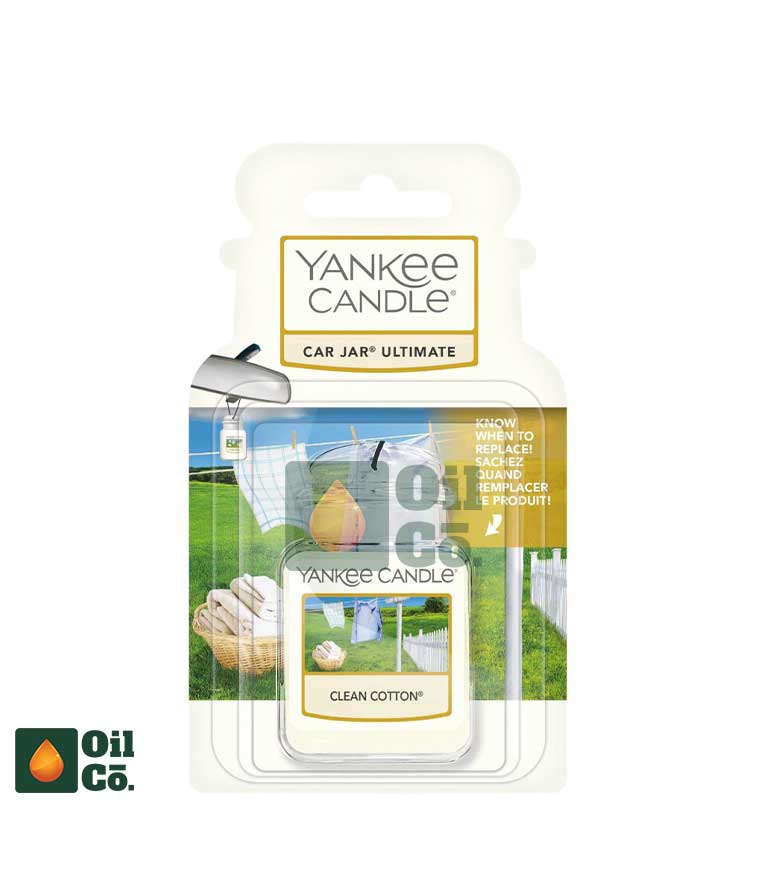 YANKEE CANDLE ULTIMATE CAR JAR CLEAN COTTON