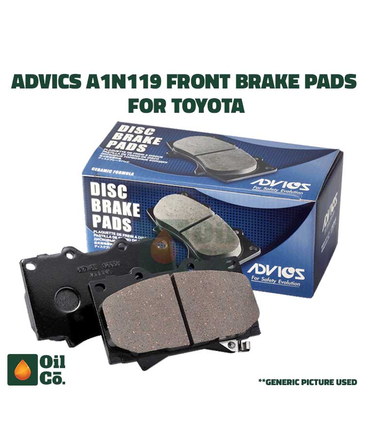 ADVICS A1N119 FRONT BRAKE PADS FOR TOYOTA