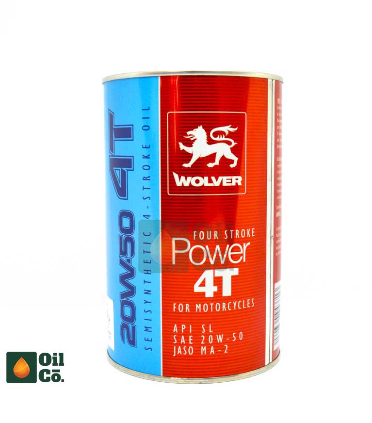 WOLVER POWER 4T 20W-50 SEMI SYNTHETIC 1L