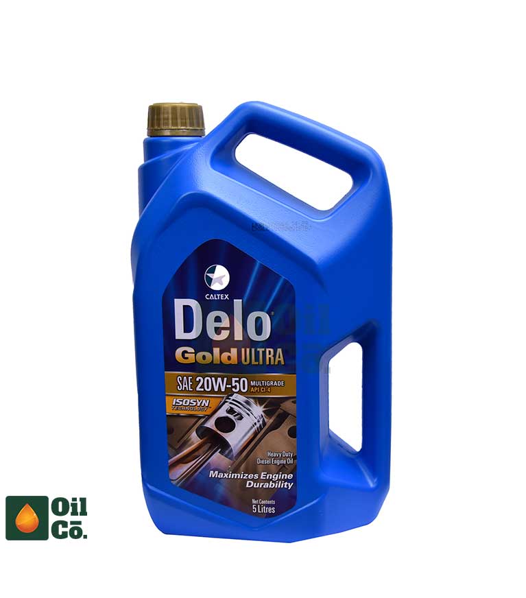 CALTEX DELO GOLD ULTRA MULTRIGRADE 20W-50 MINERAL 5L