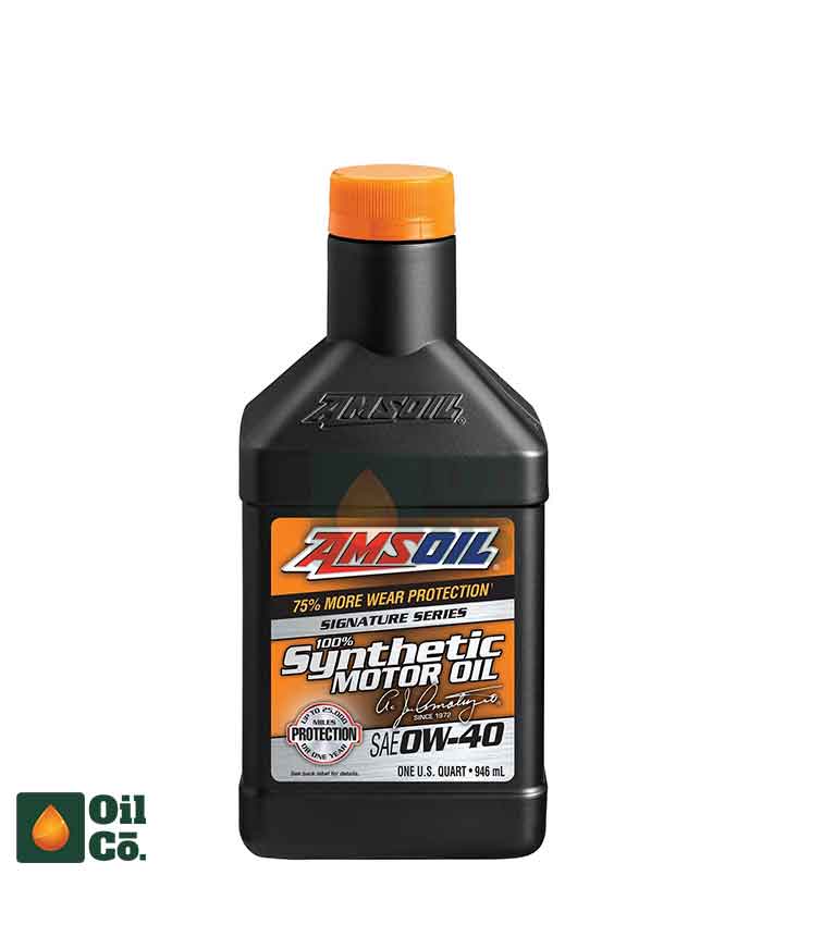 AMSOIL SIGNATURE SERIES 0W-40 FULL SYNTHETIC 946ML