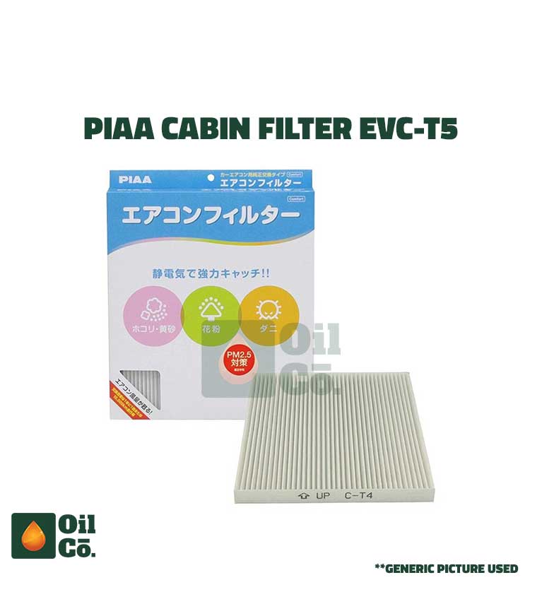 PIAA CABIN FILTER EVC-T5 FOR TOYOTA