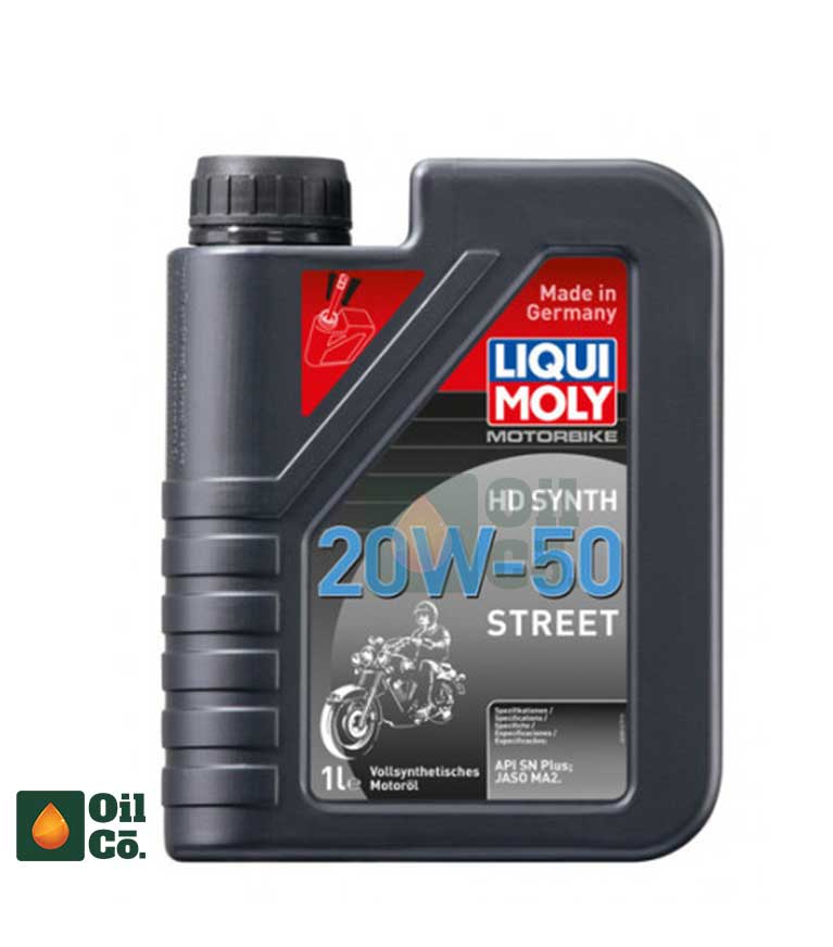 LIQUI MOLY MOTORBIKE HD SYNTH STREET 20W-50 FULL SYNTHETIC 1L